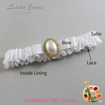 Couture Garters / Custom Wedding Garter / Customizable Wedding Garters / Personalized Wedding Garters / Molly #05-B20-M29 / Wedding Garters / Bridal Garter / Prom Garter / Linda Joyce Couture