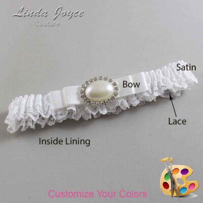 Couture Garters / Custom Wedding Garter / Customizable Wedding Garters / Personalized Wedding Garters / Martha #05-B20-M30 / Wedding Garters / Bridal Garter / Prom Garter / Linda Joyce Couture