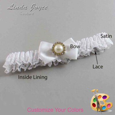 Couture Garters / Custom Wedding Garter / Customizable Wedding Garters / Personalized Wedding Garters / Carlene #05-B21-M21 / Wedding Garters / Bridal Garter / Prom Garter / Linda Joyce Couture
