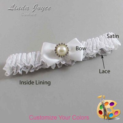 Couture Garters / Custom Wedding Garter / Customizable Wedding Garters / Personalized Wedding Garters / Carlene #05-B21-M22 / Wedding Garters / Bridal Garter / Prom Garter / Linda Joyce Couture