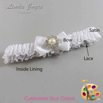Couture Garters / Custom Wedding Garter / Customizable Wedding Garters / Personalized Wedding Garters / Ashlynn #05-B21-M24 / Wedding Garters / Bridal Garter / Prom Garter / Linda Joyce Couture