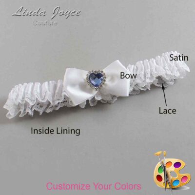 Couture Garters / Custom Wedding Garter / Customizable Wedding Garters / Personalized Wedding Garters / Alice #05-B21-M25 / Wedding Garters / Bridal Garter / Prom Garter / Linda Joyce Couture