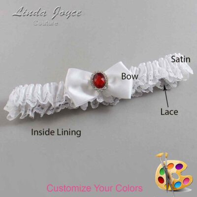 Couture Garters / Custom Wedding Garter / Customizable Wedding Garters / Personalized Wedding Garters / Lesley #05-B21-M26 / Wedding Garters / Bridal Garter / Prom Garter / Linda Joyce Couture