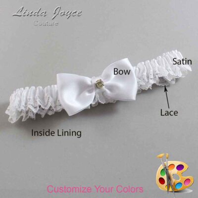 Couture Garters / Custom Wedding Garter / Customizable Wedding Garters / Personalized Wedding Garters / Jodi #05-B29-M03 / Wedding Garters / Bridal Garter / Prom Garter / Linda Joyce Couture