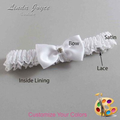 Couture Garters / Custom Wedding Garter / Customizable Wedding Garters / Personalized Wedding Garters / Jodi #05-B29-M04 / Wedding Garters / Bridal Garter / Prom Garter / Linda Joyce Couture