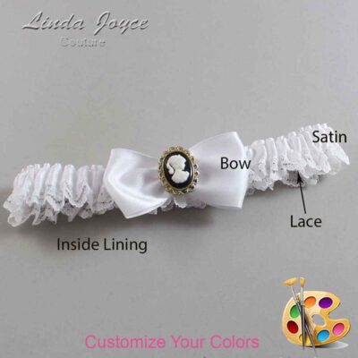 Couture Garters / Custom Wedding Garter / Customizable Wedding Garters / Personalized Wedding Garters / Krista #05-B31-M15 / Wedding Garters / Bridal Garter / Prom Garter / Linda Joyce Couture