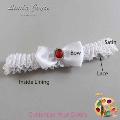 Couture Garters / Custom Wedding Garter / Customizable Wedding Garters / Personalized Wedding Garters / Gayla #05-B31-M26 / Wedding Garters / Bridal Garter / Prom Garter / Linda Joyce Couture