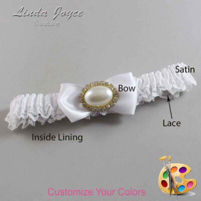Couture Garters / Custom Wedding Garter / Customizable Wedding Garters / Personalized Wedding Garters / Juliette #05-B31-M28 / Wedding Garters / Bridal Garter / Prom Garter / Linda Joyce Couture
