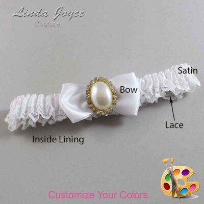 Couture Garters / Custom Wedding Garter / Customizable Wedding Garters / Personalized Wedding Garters / Mindy #05-B31-M29 / Wedding Garters / Bridal Garter / Prom Garter / Linda Joyce Couture