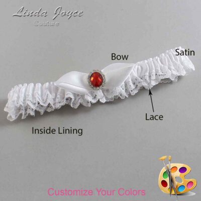 Couture Garters / Custom Wedding Garter / Customizable Wedding Garters / Personalized Wedding Garters / Cindy #05-B41-M26 / Wedding Garters / Bridal Garter / Prom Garter / Linda Joyce Couture