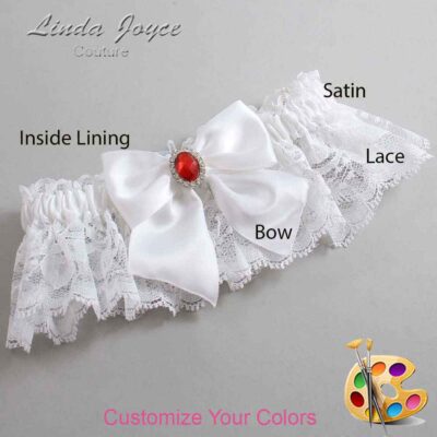 Couture Garters / Custom Wedding Garter / Customizable Wedding Garters / Personalized Wedding Garters / Danita #10-B01-M26 / Wedding Garters / Bridal Garter / Prom Garter / Linda Joyce Couture