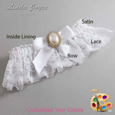 Couture Garters / Custom Wedding Garter / Customizable Wedding Garters / Personalized Wedding Garters / Niki #10-B02-M29 / Wedding Garters / Bridal Garter / Prom Garter / Linda Joyce Couture