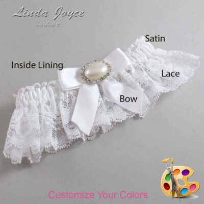 Couture Garters / Custom Wedding Garter / Customizable Wedding Garters / Personalized Wedding Garters / Missy #10-B02-M30 / Wedding Garters / Bridal Garter / Prom Garter / Linda Joyce Couture