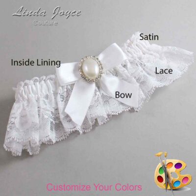 Couture Garters / Custom Wedding Garter / Customizable Wedding Garters / Personalized Wedding Garters / Niki #10-B02-M31 / Wedding Garters / Bridal Garter / Prom Garter / Linda Joyce Couture