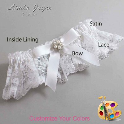 Couture Garters / Custom Wedding Garter / Customizable Wedding Garters / Personalized Wedding Garters / Amelia #10-B03-M20 / Wedding Garters / Bridal Garter / Prom Garter / Linda Joyce Couture