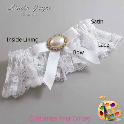 Couture Garters / Custom Wedding Garter / Customizable Wedding Garters / Personalized Wedding Garters / Eva #10-B03-M28 / Wedding Garters / Bridal Garter / Prom Garter / Linda Joyce Couture
