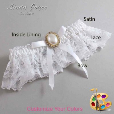 Couture Garters / Custom Wedding Garter / Customizable Wedding Garters / Personalized Wedding Garters / Erin #10-B04-M29 / Wedding Garters / Bridal Garter / Prom Garter / Linda Joyce Couture