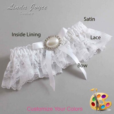 Couture Garters / Custom Wedding Garter / Customizable Wedding Garters / Personalized Wedding Garters / Eliza #10-B04-M30 / Wedding Garters / Bridal Garter / Prom Garter / Linda Joyce Couture