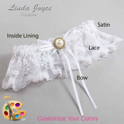 Couture Garters / Custom Wedding Garter / Customizable Wedding Garters / Personalized Wedding Garters / Faith #10-B10-M21 / Wedding Garters / Bridal Garter / Prom Garter / Linda Joyce Couture
