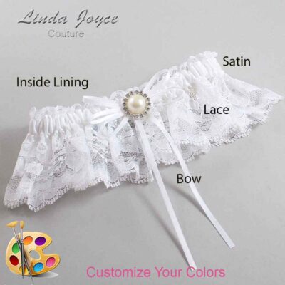 Couture Garters / Custom Wedding Garter / Customizable Wedding Garters / Personalized Wedding Garters / Faith #10-B10-M22 / Wedding Garters / Bridal Garter / Prom Garter / Linda Joyce Couture