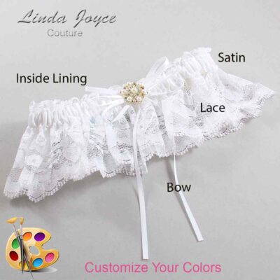 Couture Garters / Custom Wedding Garter / Customizable Wedding Garters / Personalized Wedding Garters / Helen #10-B10-M27 / Wedding Garters / Bridal Garter / Prom Garter / Linda Joyce Couture