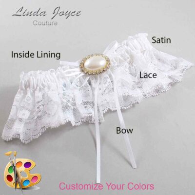 Couture Garters / Custom Wedding Garter / Customizable Wedding Garters / Personalized Wedding Garters / Jacque #10-B10-M28 / Wedding Garters / Bridal Garter / Prom Garter / Linda Joyce Couture