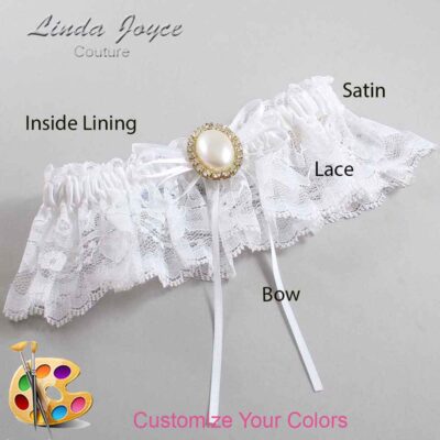 Couture Garters / Custom Wedding Garter / Customizable Wedding Garters / Personalized Wedding Garters / Evonne #10-B10-M29 / Wedding Garters / Bridal Garter / Prom Garter / Linda Joyce Couture