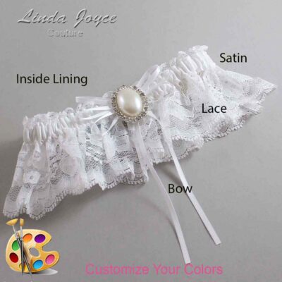 Couture Garters / Custom Wedding Garter / Customizable Wedding Garters / Personalized Wedding Garters / Evonne #10-B10-M31 / Wedding Garters / Bridal Garter / Prom Garter / Linda Joyce Couture