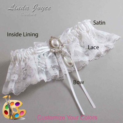 Couture Garters / Custom Wedding Garter / Customizable Wedding Garters / Personalized Wedding Garters / JoAnn #10-B10-M32 / Wedding Garters / Bridal Garter / Prom Garter / Linda Joyce Couture