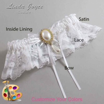 Couture Garters / Custom Wedding Garter / Customizable Wedding Garters / Personalized Wedding Garters / Andrea #10-B10-M34 / Wedding Garters / Bridal Garter / Prom Garter / Linda Joyce Couture