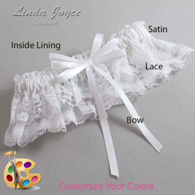 Couture Garters / Custom Wedding Garter / Customizable Wedding Garters / Personalized Wedding Garters / Avis #10-B11-00 / Wedding Garters / Bridal Garter / Prom Garter / Linda Joyce Couture