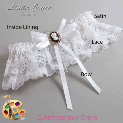 Couture Garters / Custom Wedding Garter / Customizable Wedding Garters / Personalized Wedding Garters / Carli #10-B11-M15 / Wedding Garters / Bridal Garter / Prom Garter / Linda Joyce Couture