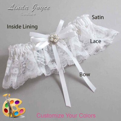 Couture Garters / Custom Wedding Garter / Customizable Wedding Garters / Personalized Wedding Garters / Danielle #10-B11-M20 / Wedding Garters / Bridal Garter / Prom Garter / Linda Joyce Couture