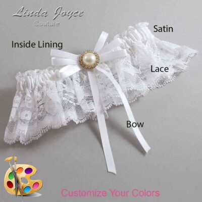 Couture Garters / Custom Wedding Garter / Customizable Wedding Garters / Personalized Wedding Garters / Delta #10-B11-M21 / Wedding Garters / Bridal Garter / Prom Garter / Linda Joyce Couture