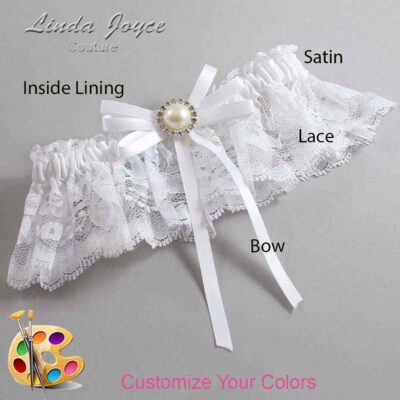 Couture Garters / Custom Wedding Garter / Customizable Wedding Garters / Personalized Wedding Garters / Delta #10-B11-M22 / Wedding Garters / Bridal Garter / Prom Garter / Linda Joyce Couture