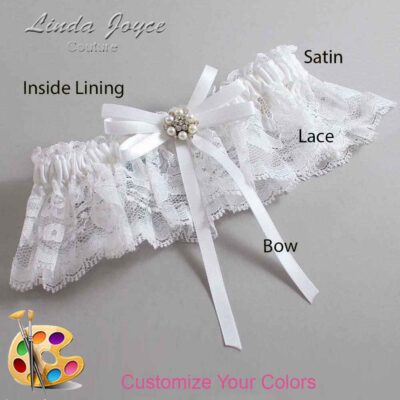 Couture Garters / Custom Wedding Garter / Customizable Wedding Garters / Personalized Wedding Garters / Denice #10-B11-M23 / Wedding Garters / Bridal Garter / Prom Garter / Linda Joyce Couture