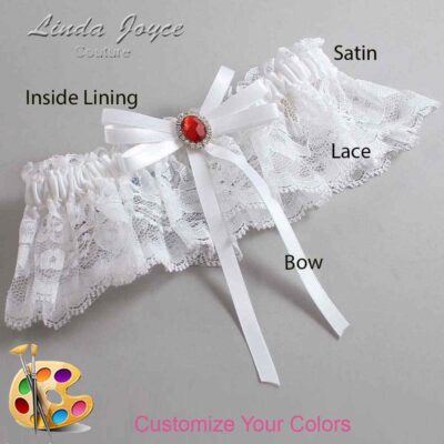 Couture Garters / Custom Wedding Garter / Customizable Wedding Garters / Personalized Wedding Garters / Elissa #10-B11-M26 / Wedding Garters / Bridal Garter / Prom Garter / Linda Joyce Couture
