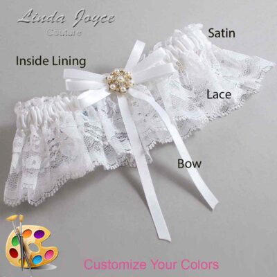Couture Garters / Custom Wedding Garter / Customizable Wedding Garters / Personalized Wedding Garters / Ellie #10-B11-M27 / Wedding Garters / Bridal Garter / Prom Garter / Linda Joyce Couture
