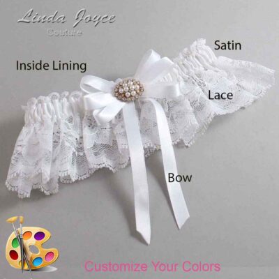 Couture Garters / Custom Wedding Garter / Customizable Wedding Garters / Personalized Wedding Garters / Tanya #10-B12-M16 / Wedding Garters / Bridal Garter / Prom Garter / Linda Joyce Couture