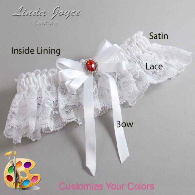 Couture Garters / Custom Wedding Garter / Customizable Wedding Garters / Personalized Wedding Garters / Roxanne #10-B12-M26 / Wedding Garters / Bridal Garter / Prom Garter / Linda Joyce Couture