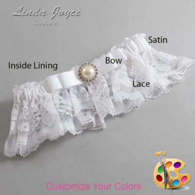Couture Garters / Custom Wedding Garter / Customizable Wedding Garters / Personalized Wedding Garters / Jade #10-B20-M22 / Wedding Garters / Bridal Garter / Prom Garter / Linda Joyce Couture