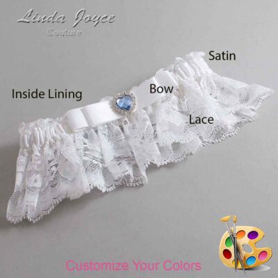 Couture Garters / Custom Wedding Garter / Customizable Wedding Garters / Personalized Wedding Garters / Louann #10-B20-M25 / Wedding Garters / Bridal Garter / Prom Garter / Linda Joyce Couture