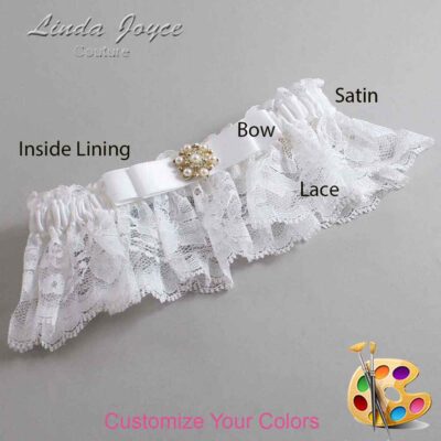 Couture Garters / Custom Wedding Garter / Customizable Wedding Garters / Personalized Wedding Garters / Becky #10-B20-M27 / Wedding Garters / Bridal Garter / Prom Garter / Linda Joyce Couture