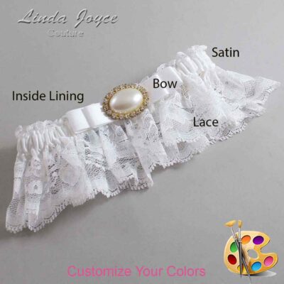 Couture Garters / Custom Wedding Garter / Customizable Wedding Garters / Personalized Wedding Garters / Martha #10-B20-M28 / Wedding Garters / Bridal Garter / Prom Garter / Linda Joyce Couture