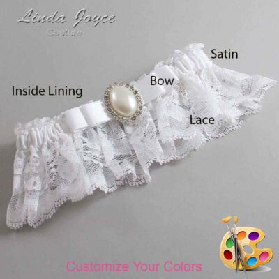 Couture Garters / Custom Wedding Garter / Customizable Wedding Garters / Personalized Wedding Garters / Molly #10-B20-M31 / Wedding Garters / Bridal Garter / Prom Garter / Linda Joyce Couture