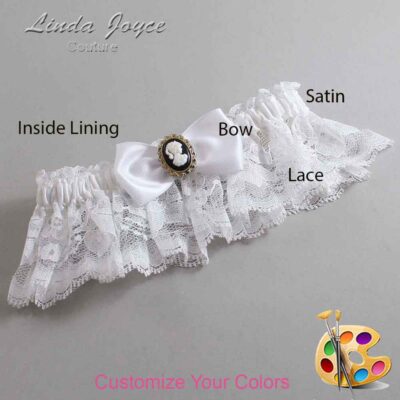 Couture Garters / Custom Wedding Garter / Customizable Wedding Garters / Personalized Wedding Garters / Krista #10-B31-M15 / Wedding Garters / Bridal Garter / Prom Garter / Linda Joyce Couture