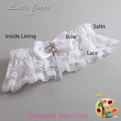 Couture Garters / Custom Wedding Garter / Customizable Wedding Garters / Personalized Wedding Garters / Julie #10-B31-M23 / Wedding Garters / Bridal Garter / Prom Garter / Linda Joyce Couture