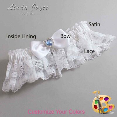 Couture Garters / Custom Wedding Garter / Customizable Wedding Garters / Personalized Wedding Garters / Judy #10-B31-M25 / Wedding Garters / Bridal Garter / Prom Garter / Linda Joyce Couture