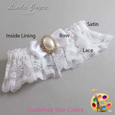 Couture Garters / Custom Wedding Garter / Customizable Wedding Garters / Personalized Wedding Garters / Mindy #10-B31-M29 / Wedding Garters / Bridal Garter / Prom Garter / Linda Joyce Couture
