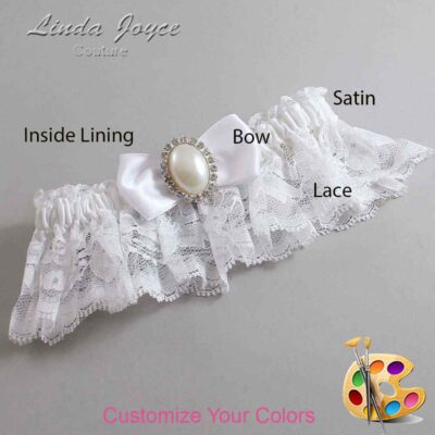 Couture Garters / Custom Wedding Garter / Customizable Wedding Garters / Personalized Wedding Garters / Mindy #10-B31-M31 / Wedding Garters / Bridal Garter / Prom Garter / Linda Joyce Couture